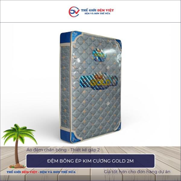 Đệm bông ép Kim Cương Gold 2M 5